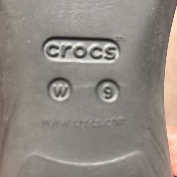 CROCS Dual Comfort Flat Women’s Black Size 9 - Picture 11 of 11